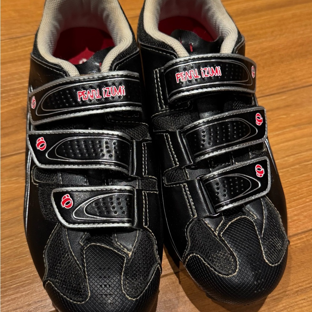 Pearl Izumi Black Red Cycling Bike Bicycle Bicycling Shoes 9.5 10 EUR 41